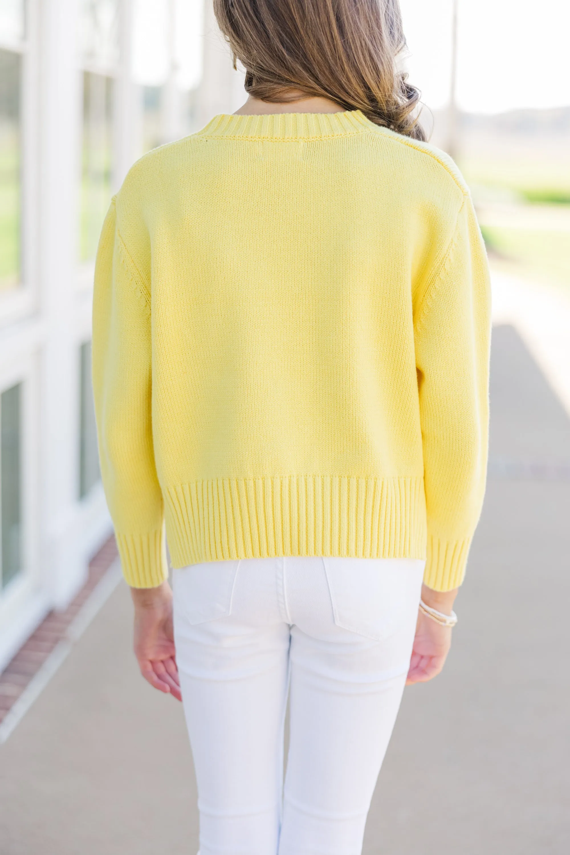 Girls: The Lucy Yellow Sweater