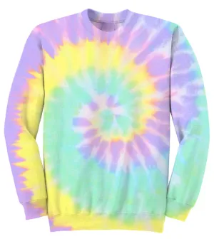 Girls Tie Dye Sweatshirt Mardi Gras 2024