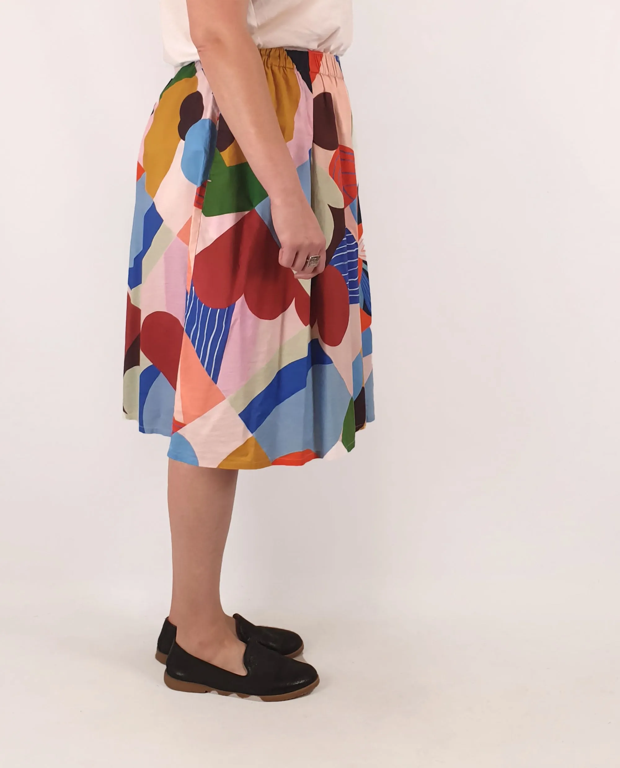 Gorman   Katie Eraser unique print skort/wide leg shorts size 14