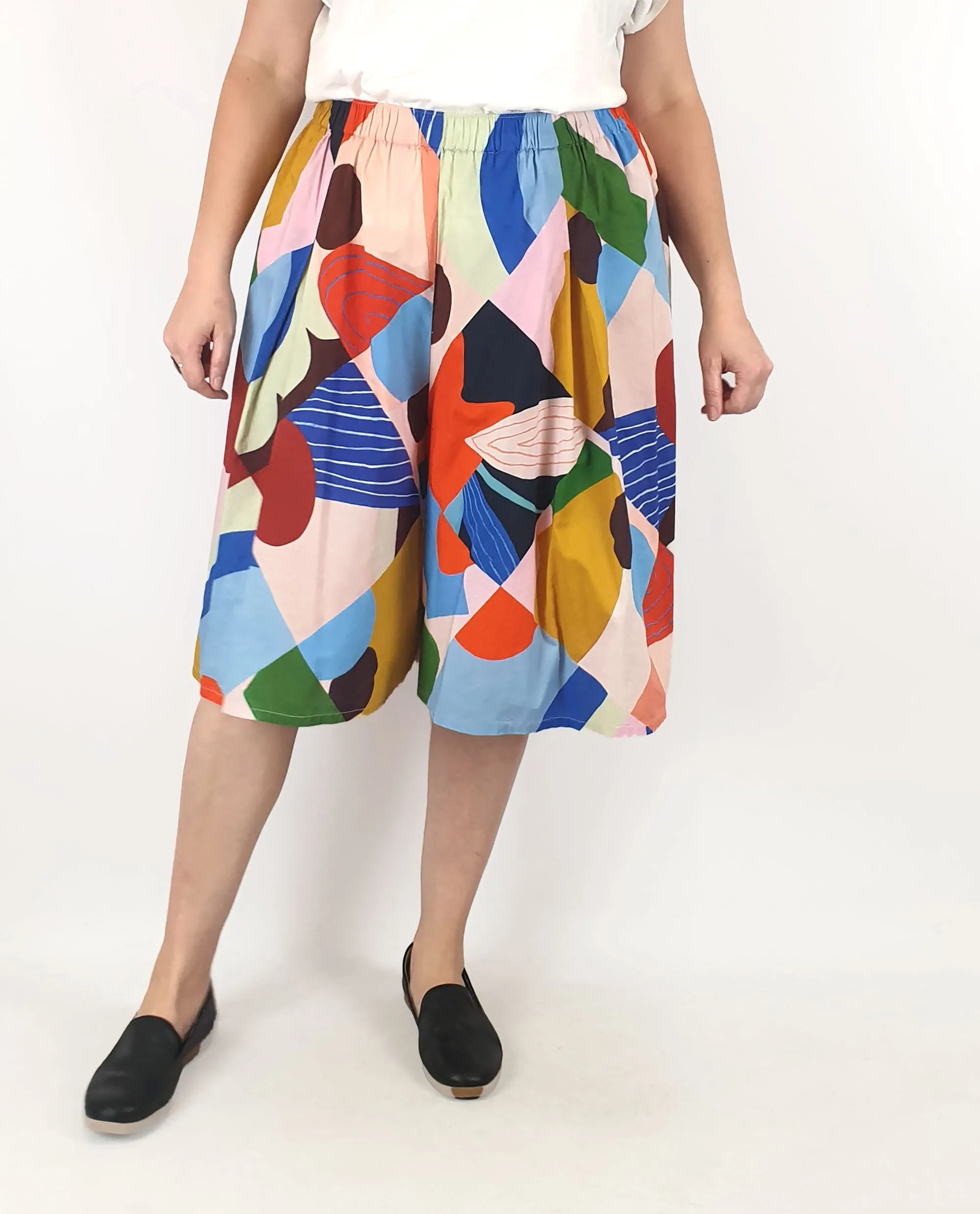 Gorman   Katie Eraser unique print skort/wide leg shorts size 14