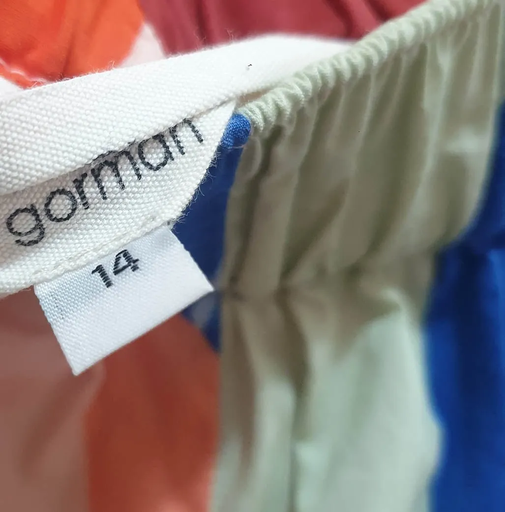 Gorman   Katie Eraser unique print skort/wide leg shorts size 14