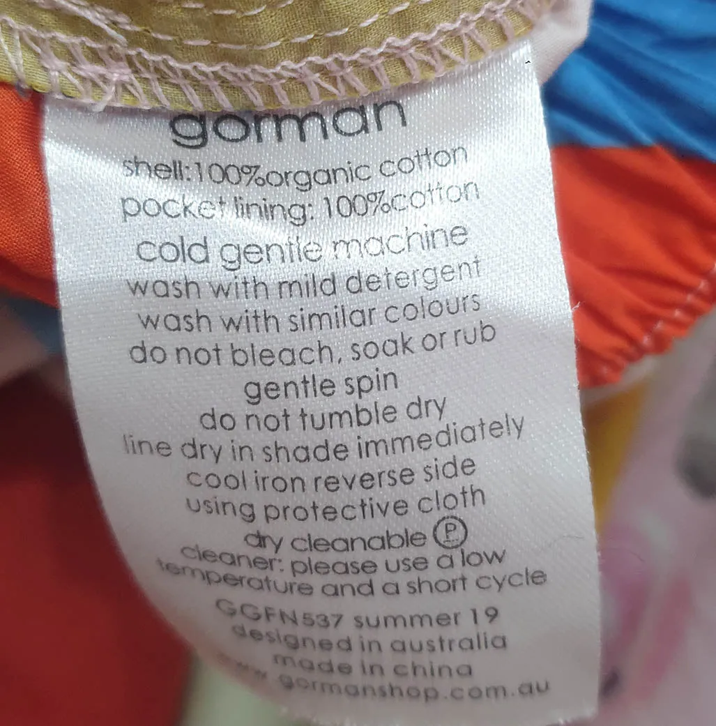 Gorman   Katie Eraser unique print skort/wide leg shorts size 14
