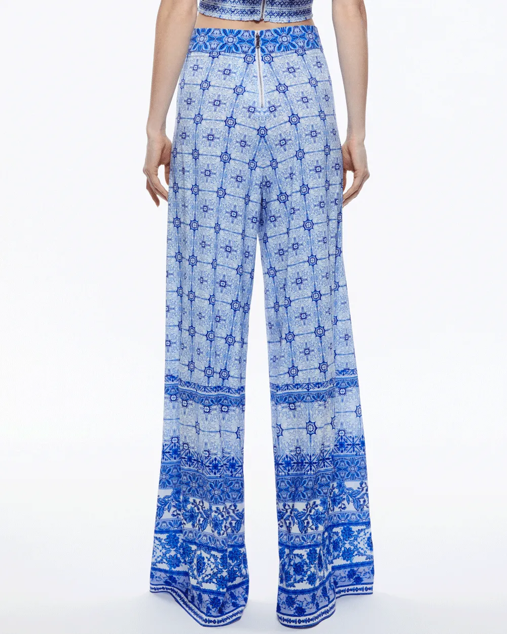 Greek Tile Athena Wide Leg Pant