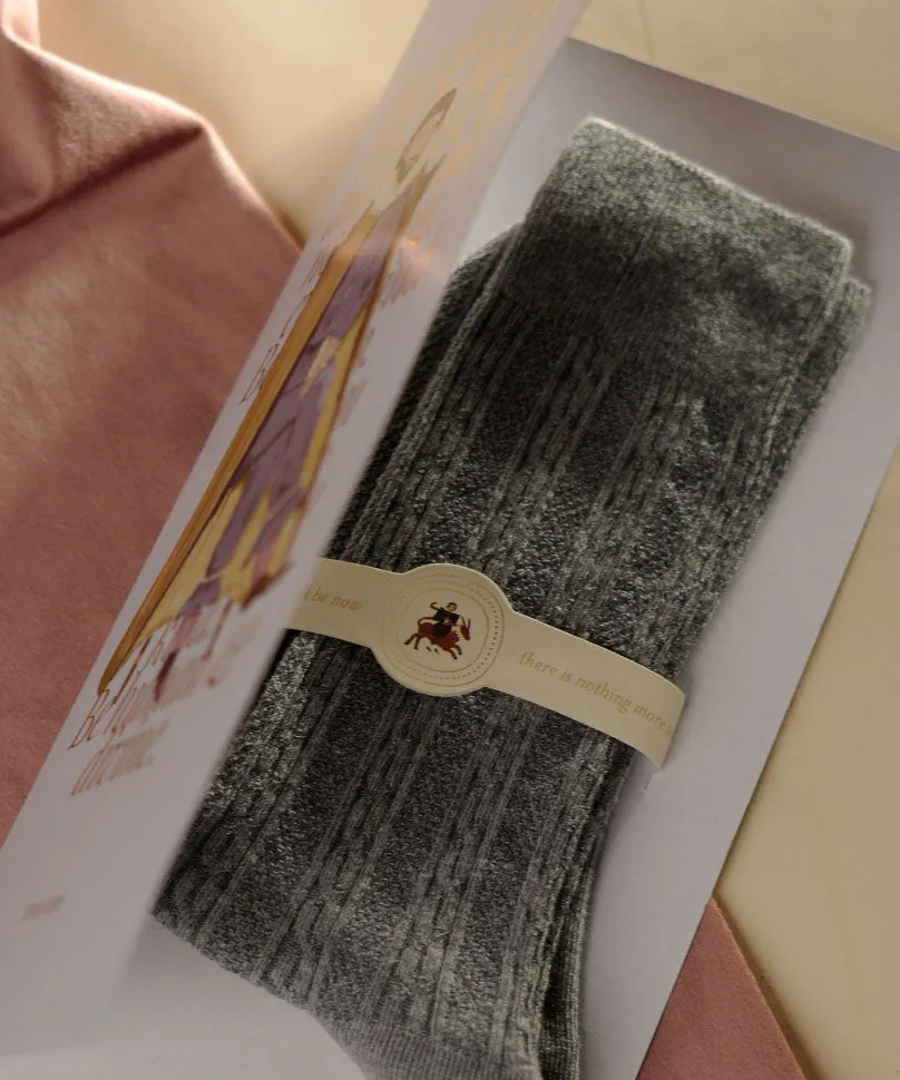 Grey Cable Knit