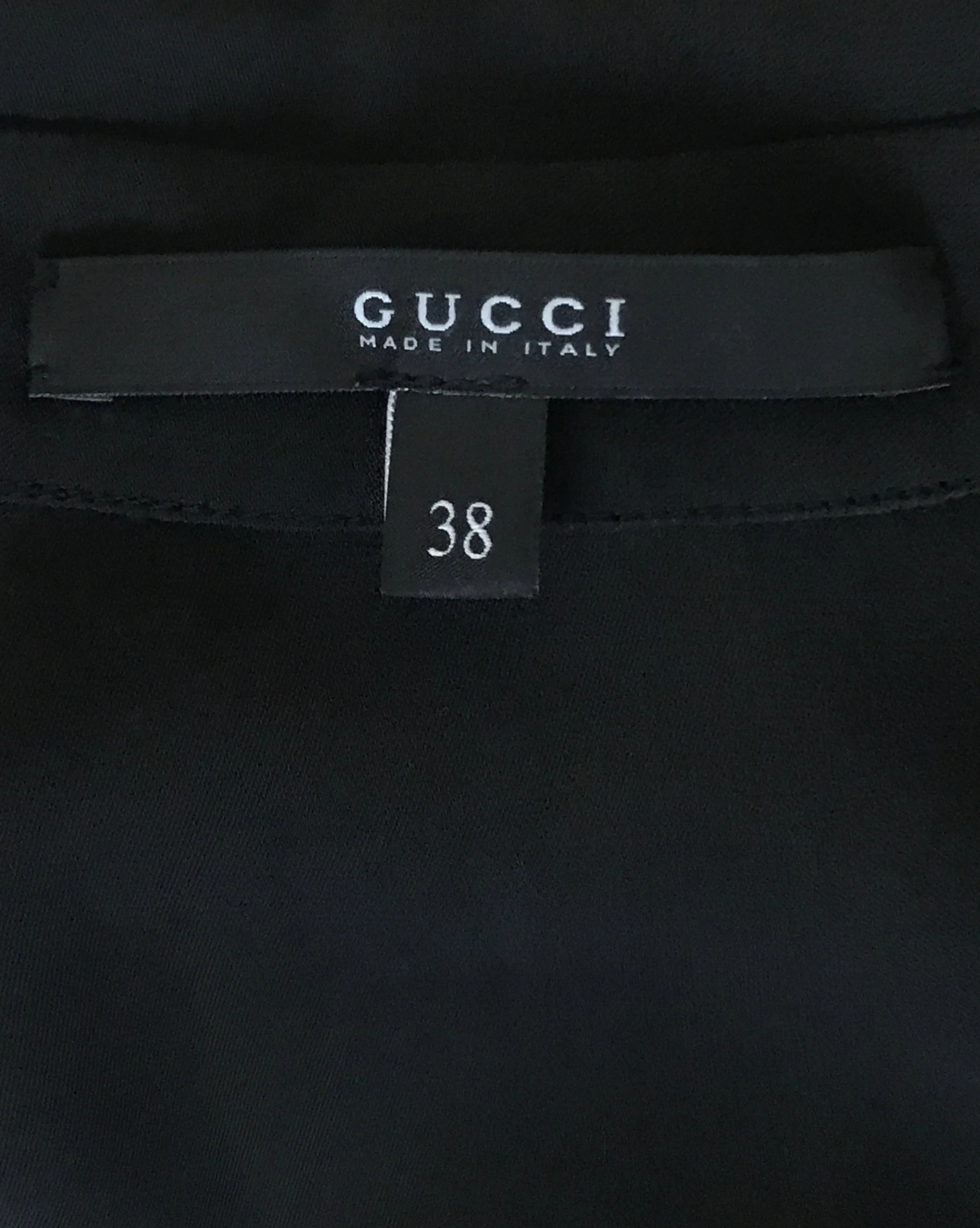 Gucci Pussy-Bow Neck Tie Blouse
