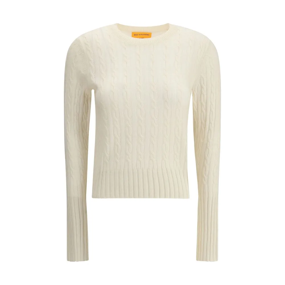Guest in Residence Cashmere Braided Sweater