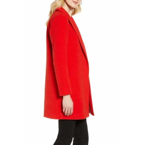Halogen Double Face Coat Poppy