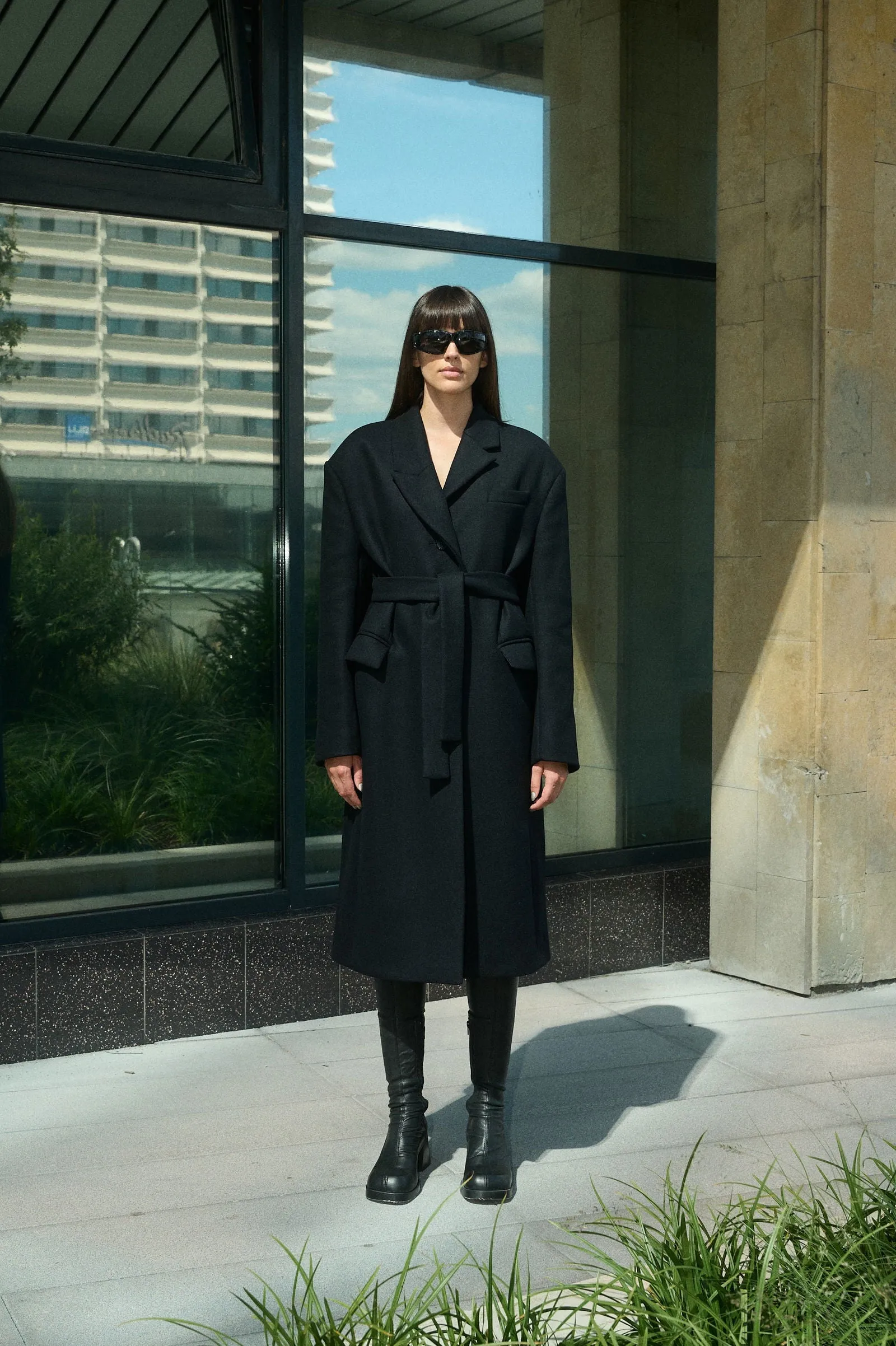 HANNA WOOL BELTED COAT