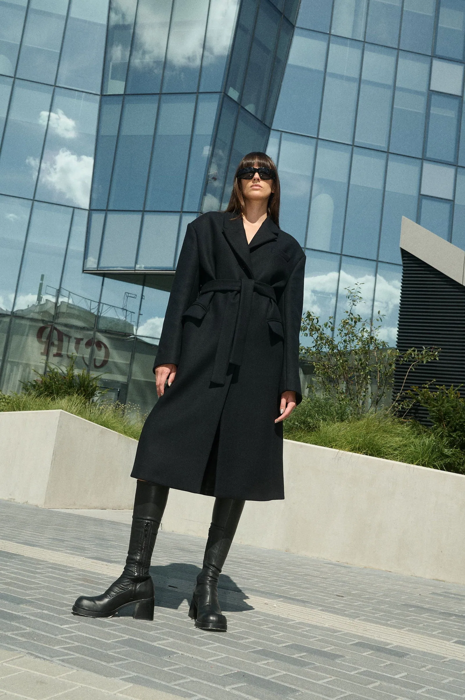 HANNA WOOL BELTED COAT