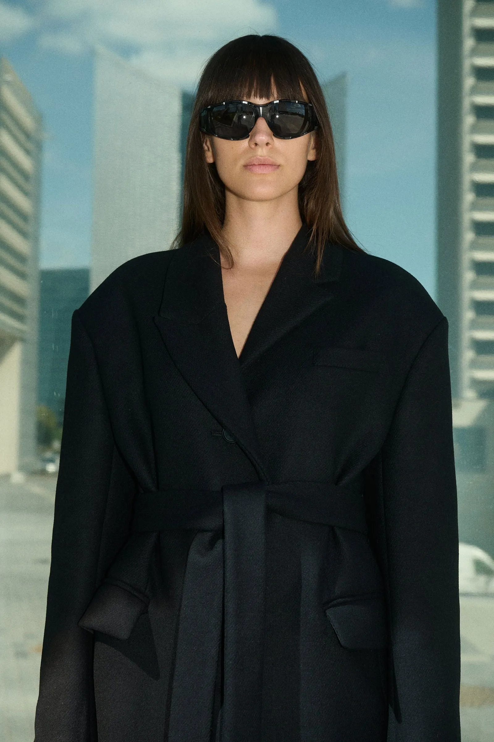 HANNA WOOL BELTED COAT