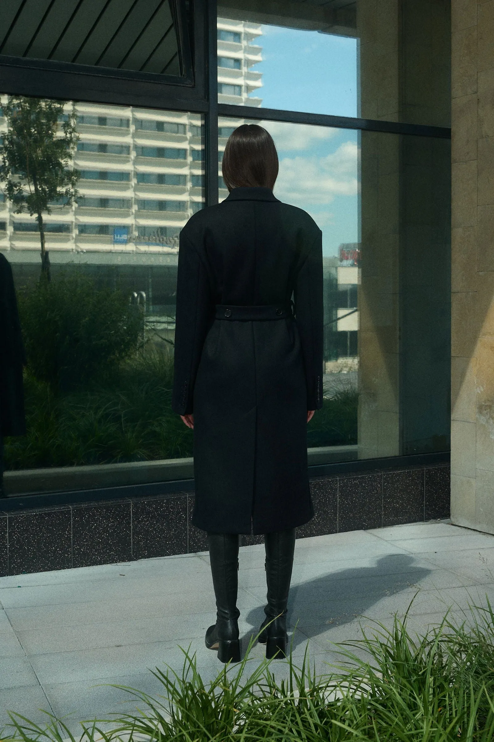 HANNA WOOL BELTED COAT