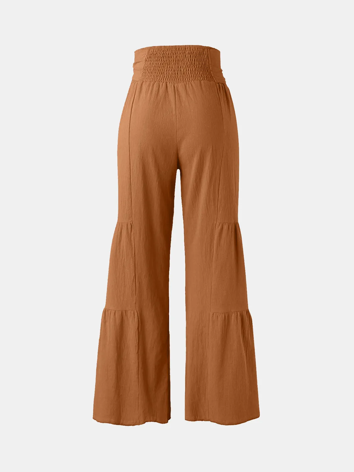 Hazel Blues® |  Tied Ruched Wide Leg Pants