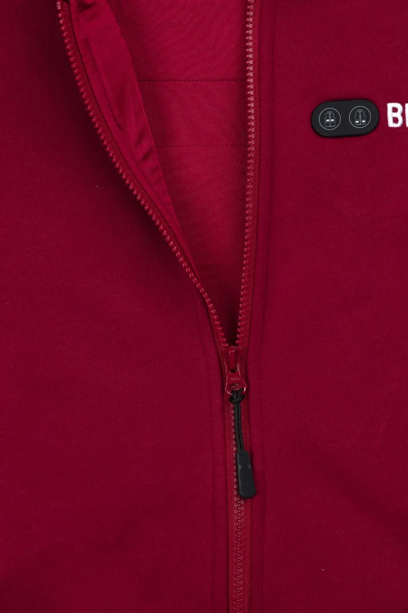 Heated Hoodie - Men | Dual Heating - Burgundy
