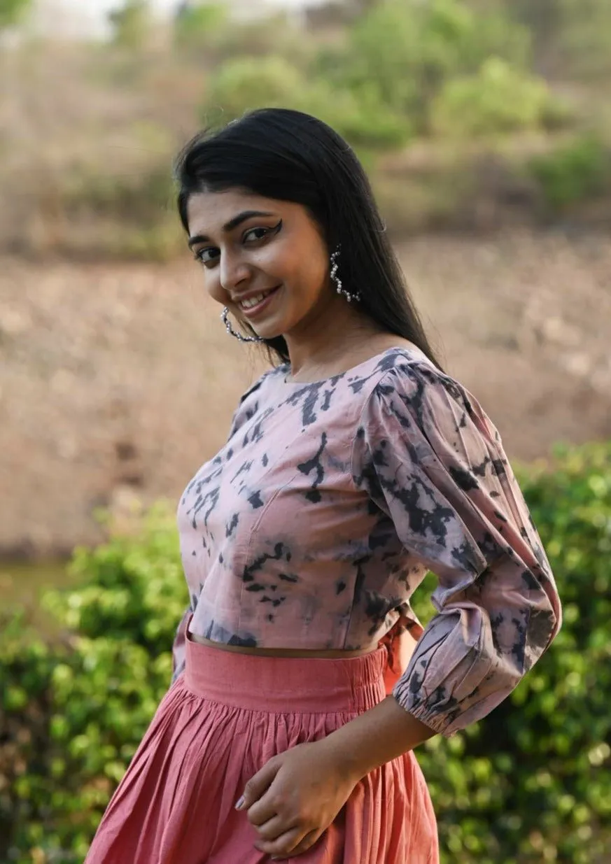 Heather - Back Tie-up Crop Top