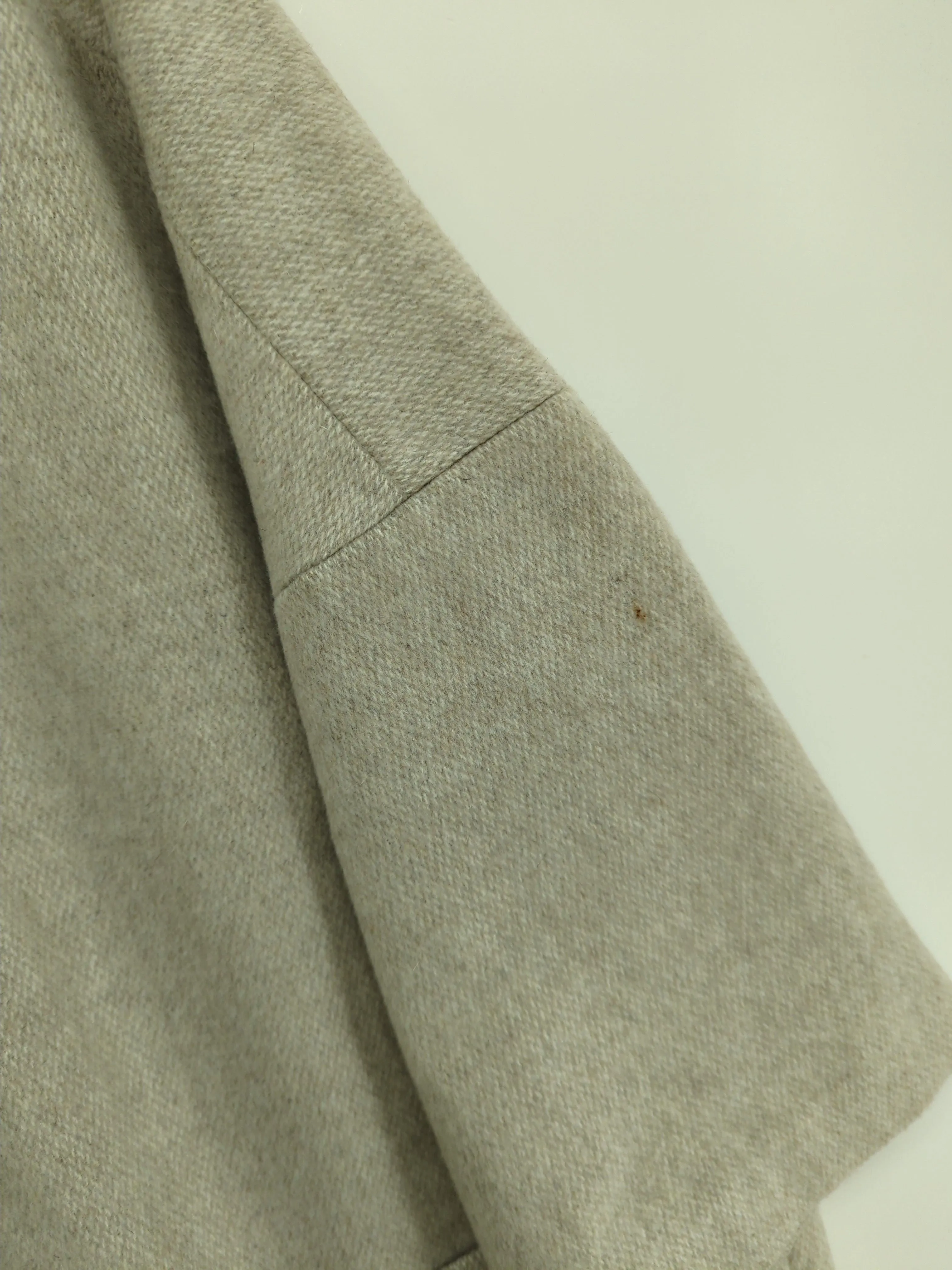 Helene Berman Women's Jacket UK 10 Cream Acrylic with Other, Polyester, Wool