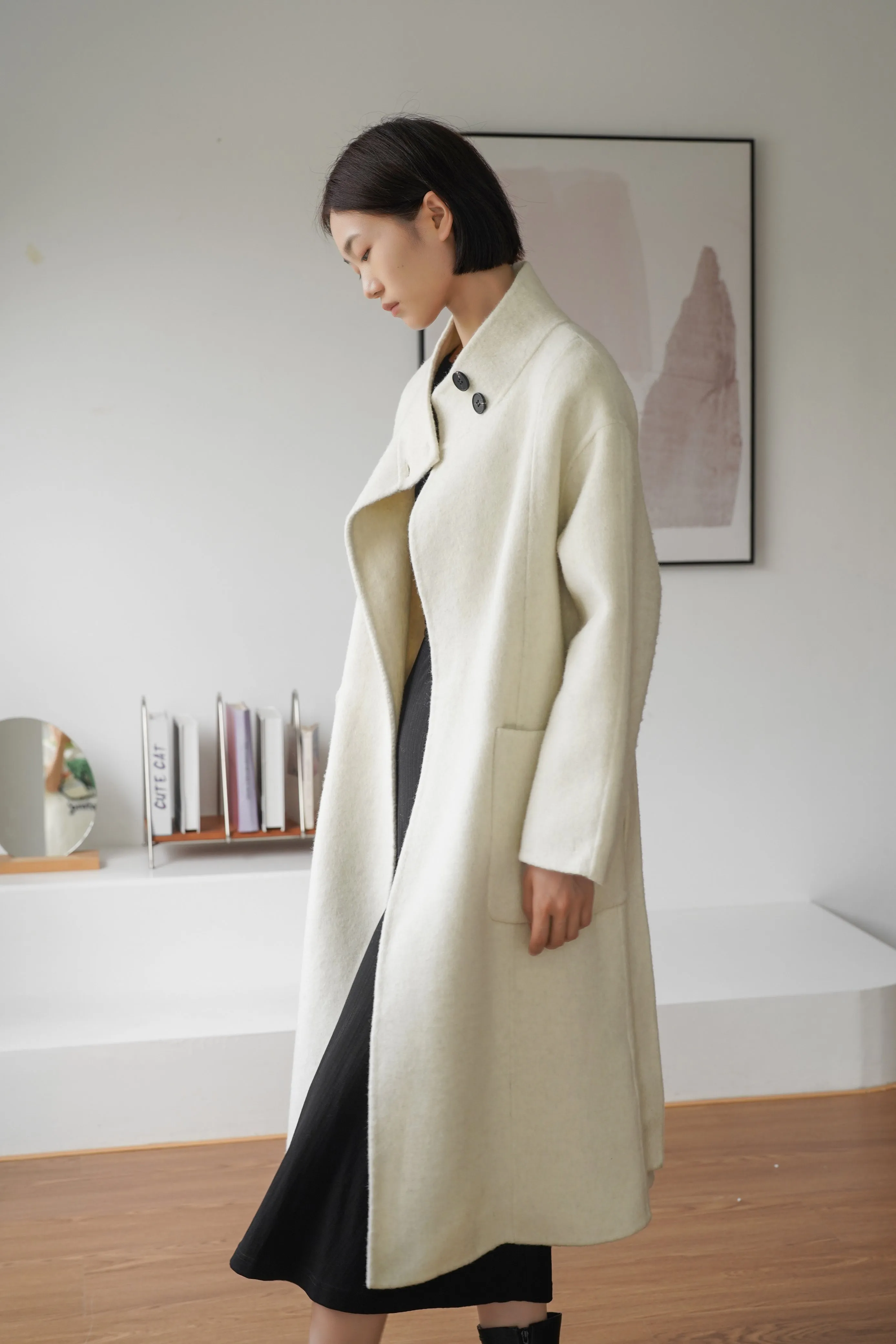 Hepburn Wool And Silk Coat