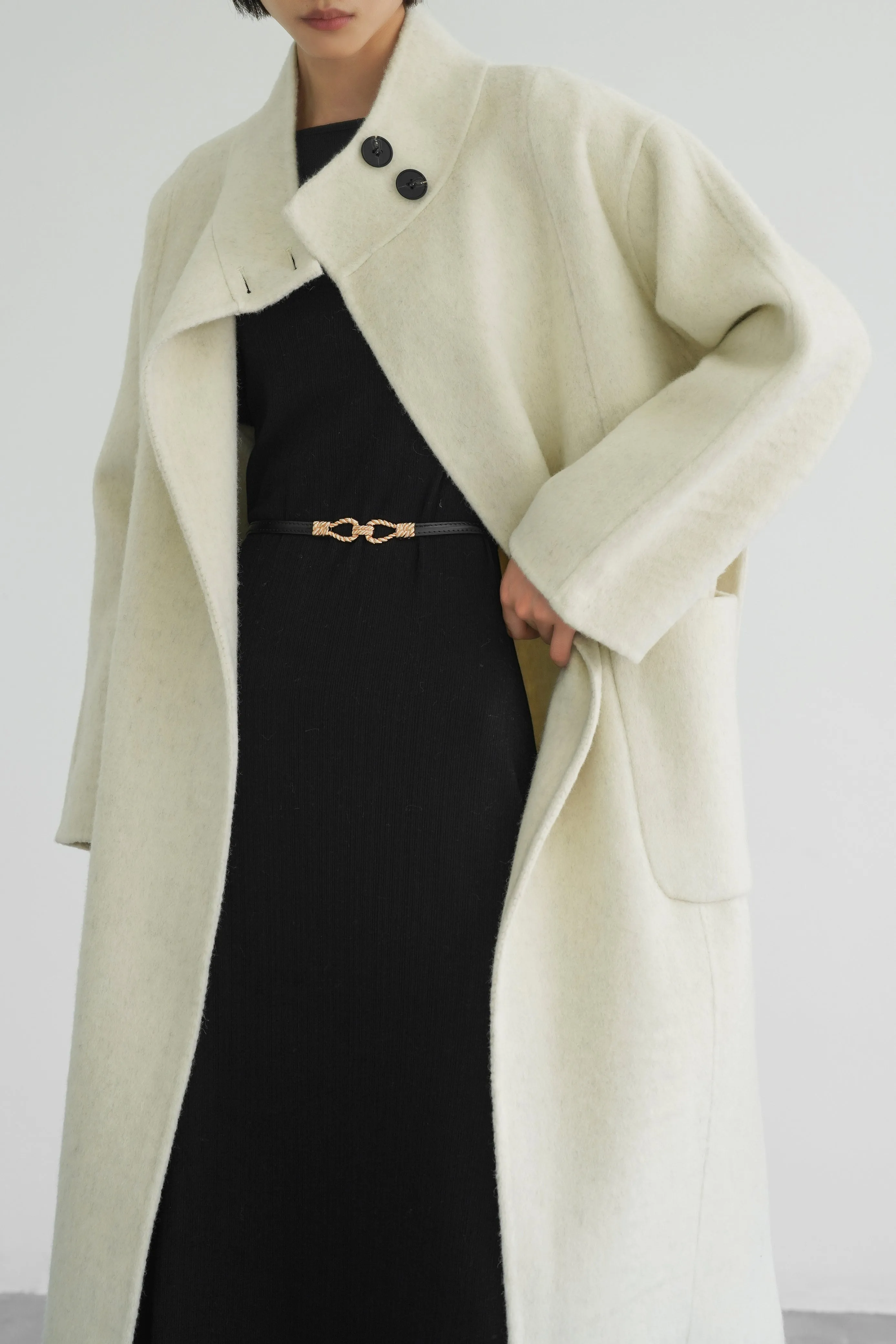 Hepburn Wool And Silk Coat