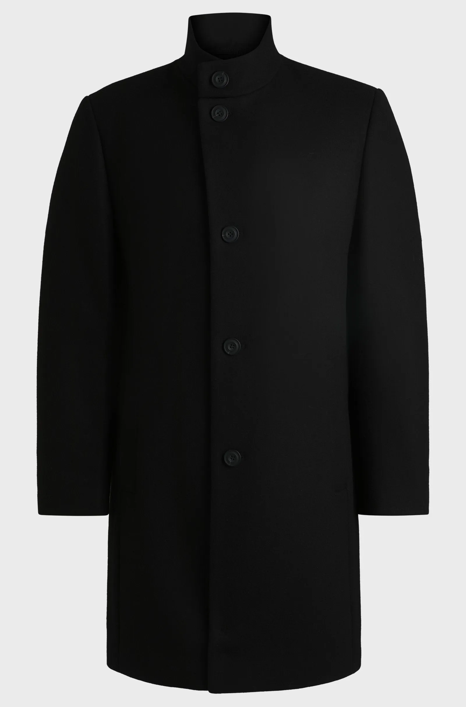 HUGO Coats Regular Fit in Wool Mix - MINTRAX2441 10266240 01-50528837