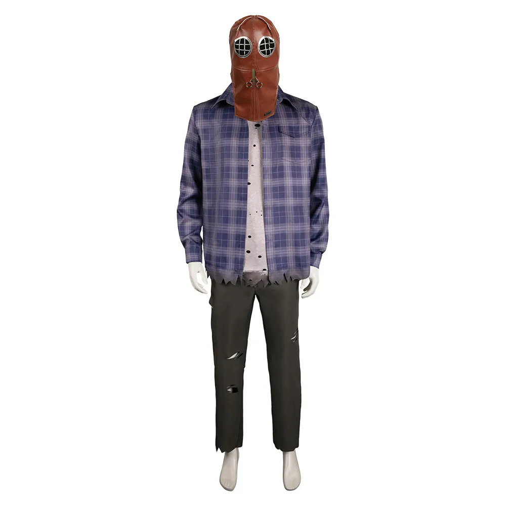 In A Violent Nature 2024 Horror Movie Johnny Checkered Print Suit Cosplay Costume Outfits Halloween Carnival Suit