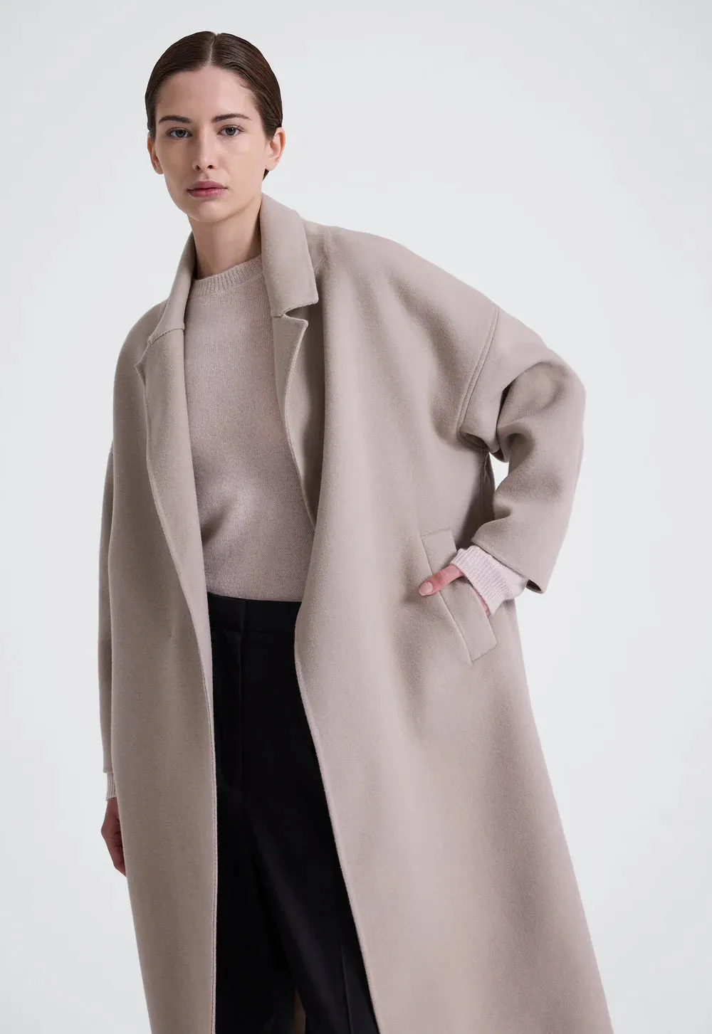 Jac and Jack Mega Coat in Dark Pearl
