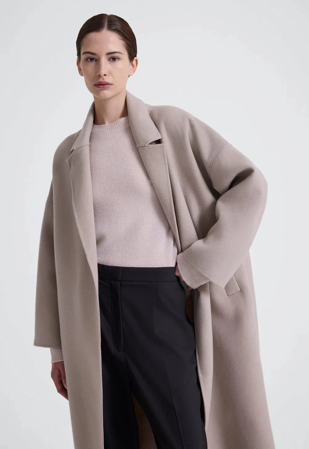 Jac and Jack Mega Coat in Dark Pearl