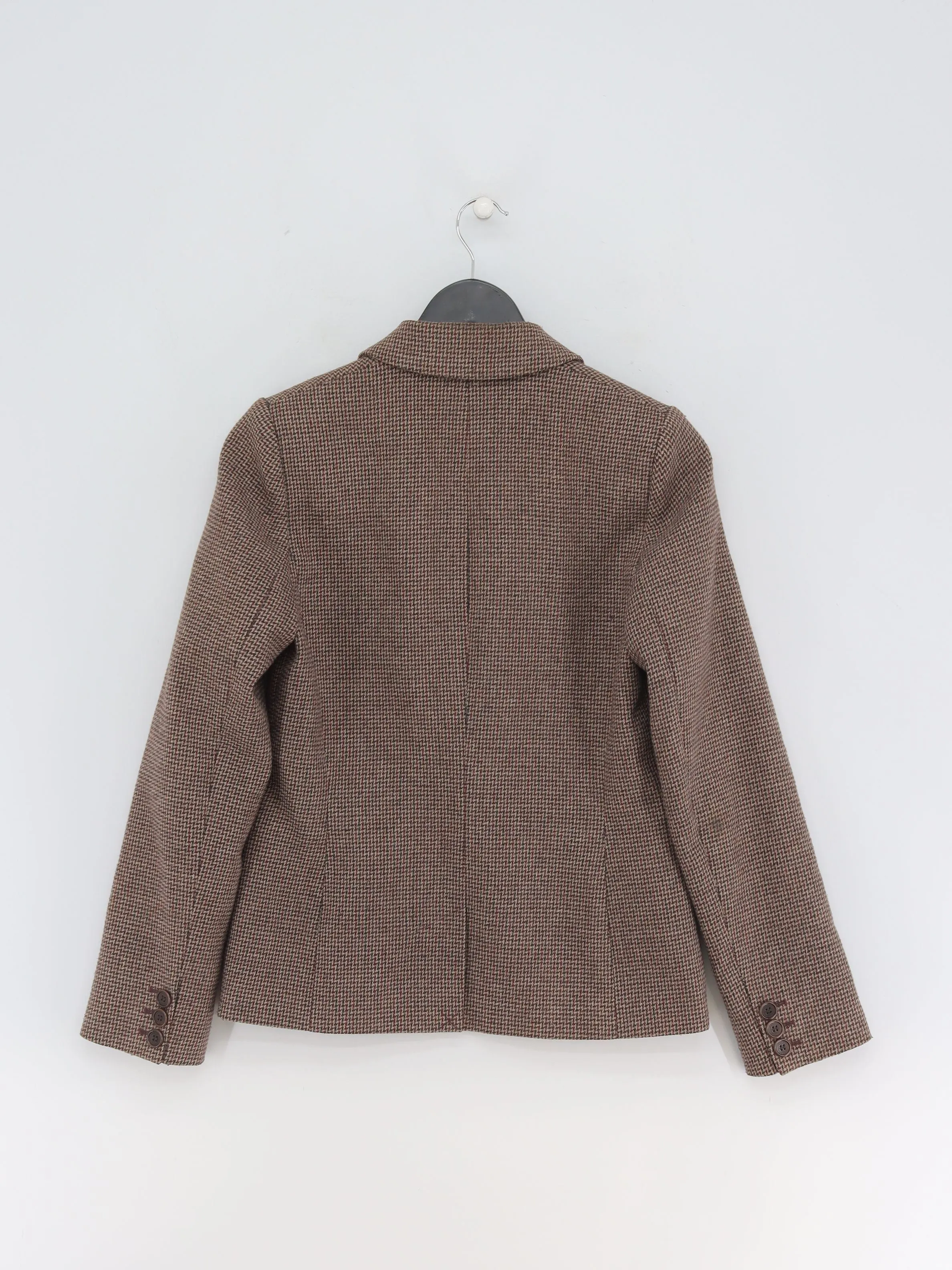 Jaeger Women's Blazer UK 8 Brown