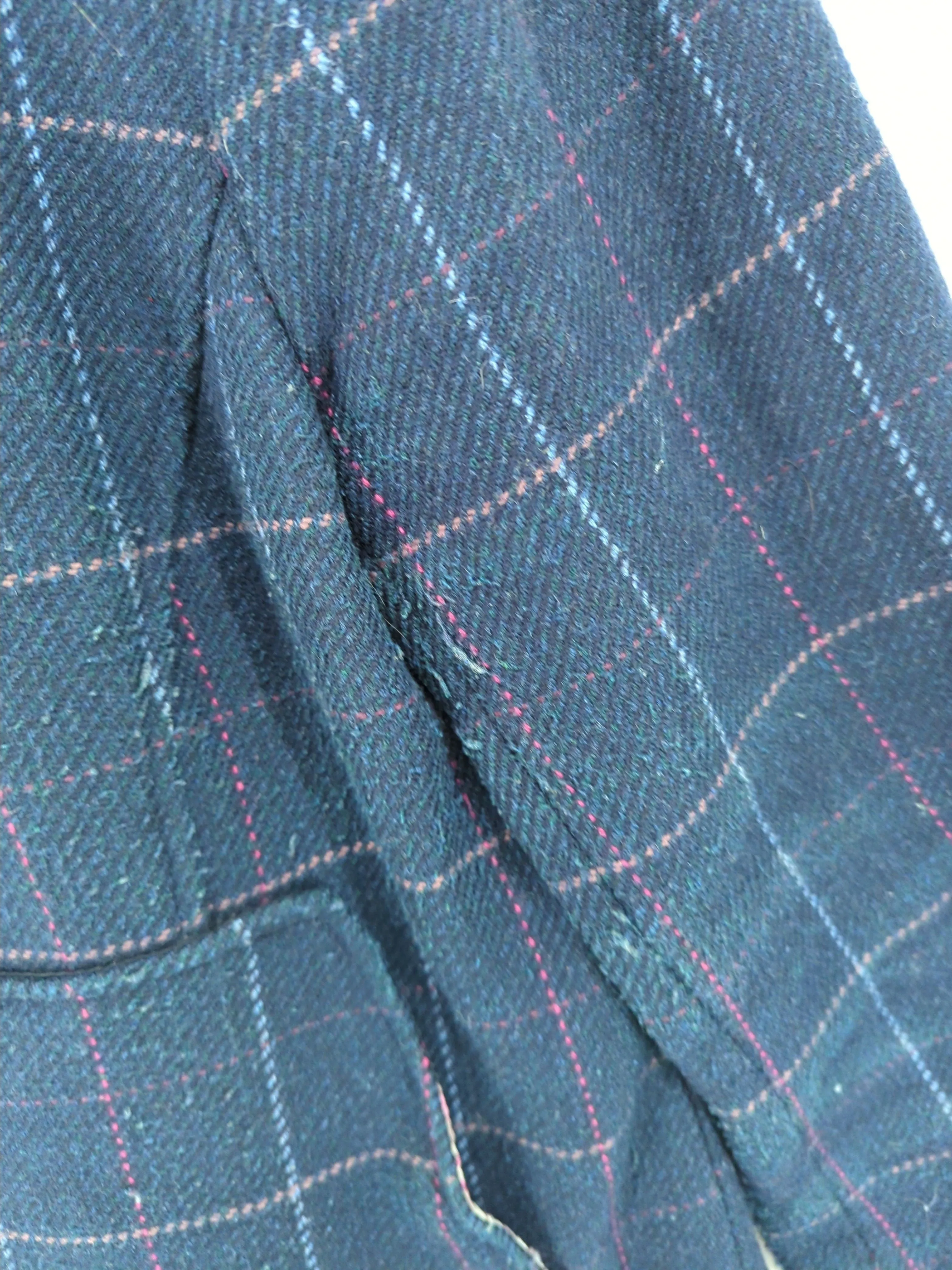Joules Women's Coat UK 16 Blue Wool with Polyester, Viscose