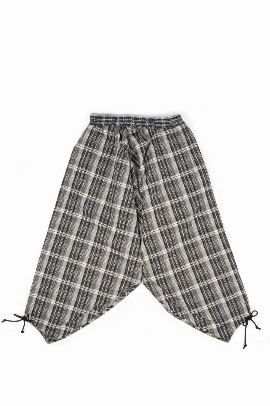 JUNYA WATANABE MAN BLACK CHECK SAROUEL PANT BLACK CHECK