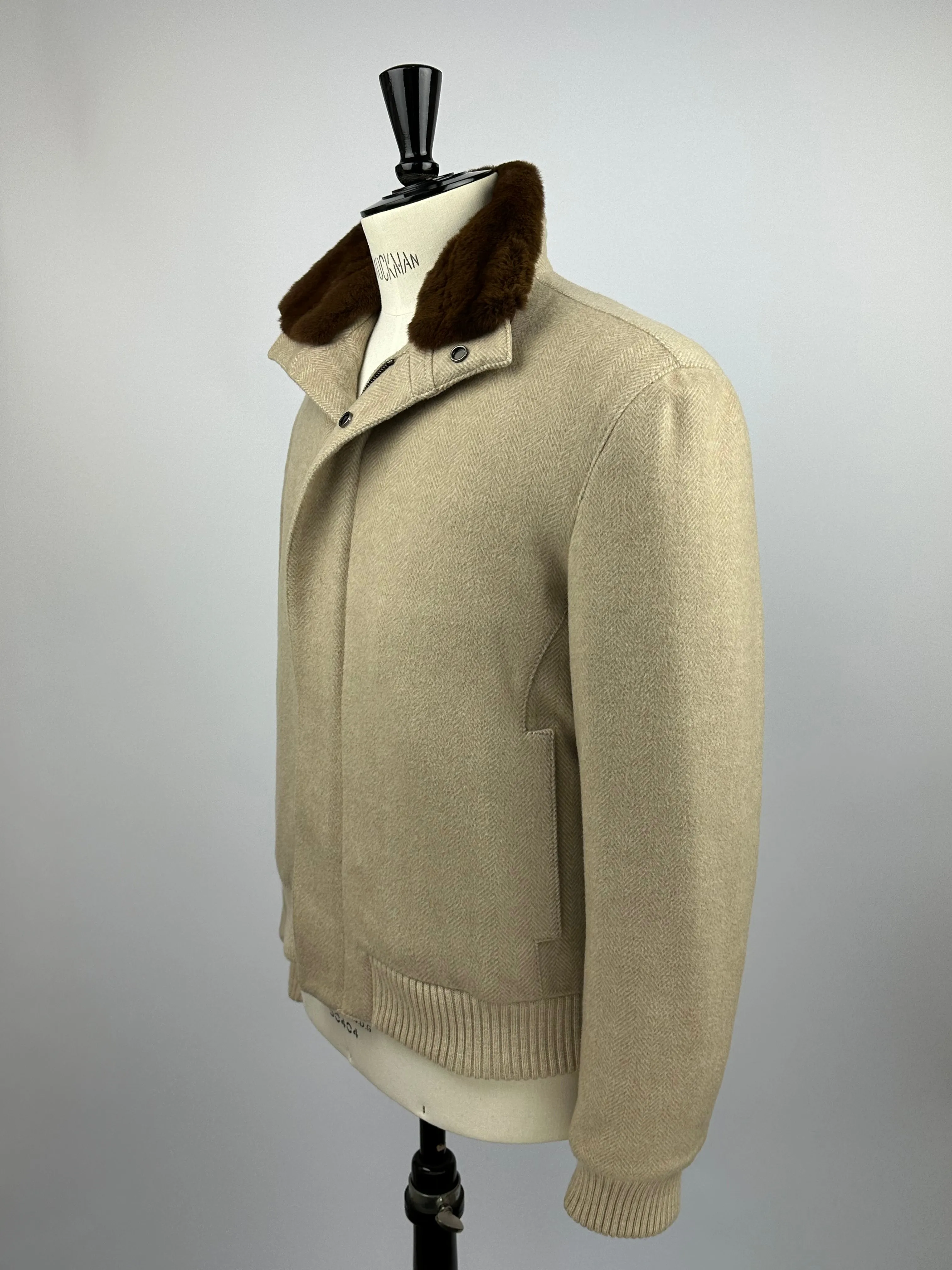 Kiton Vicuña Blend Bomber Jacket