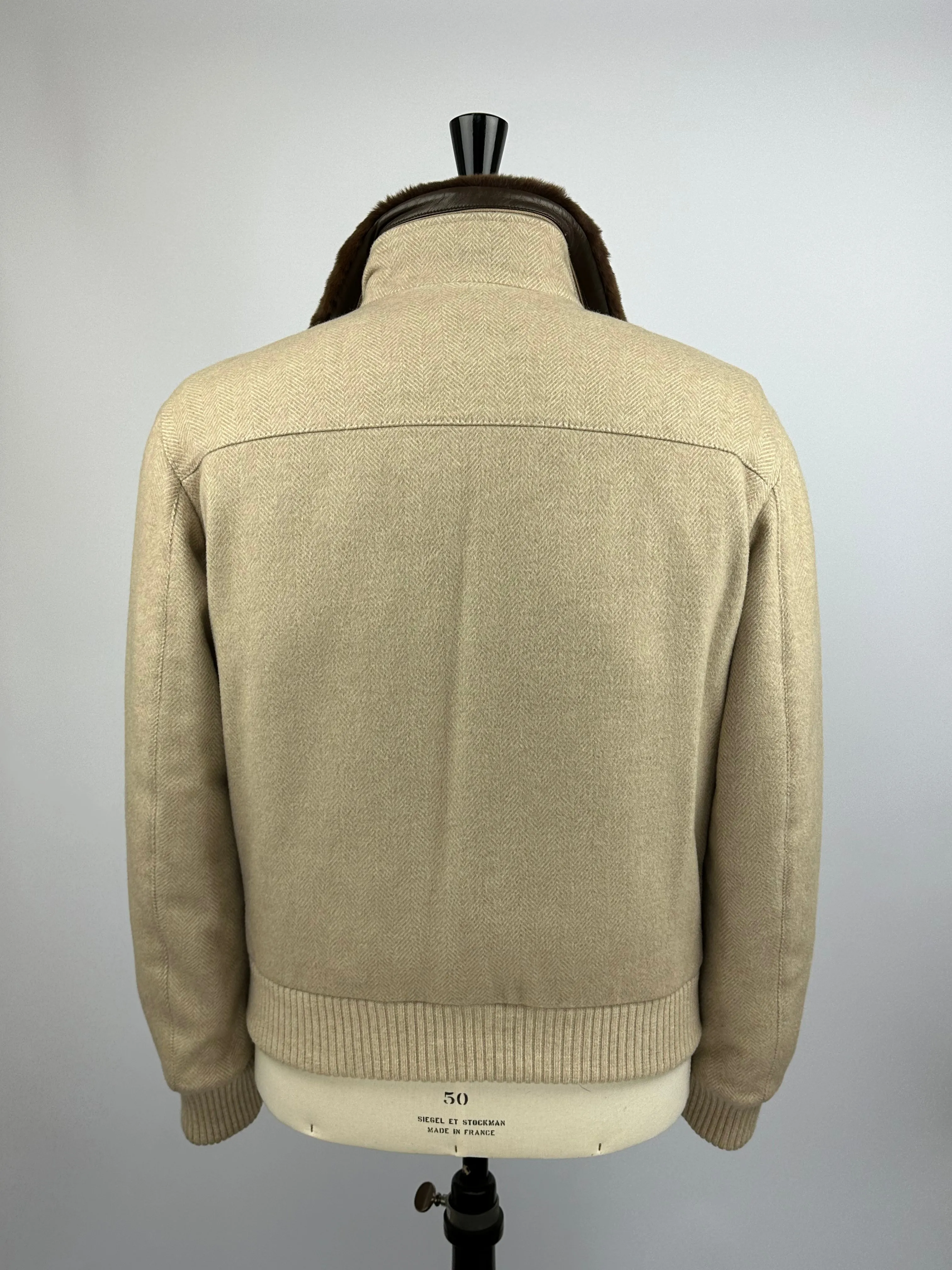 Kiton Vicuña Blend Bomber Jacket