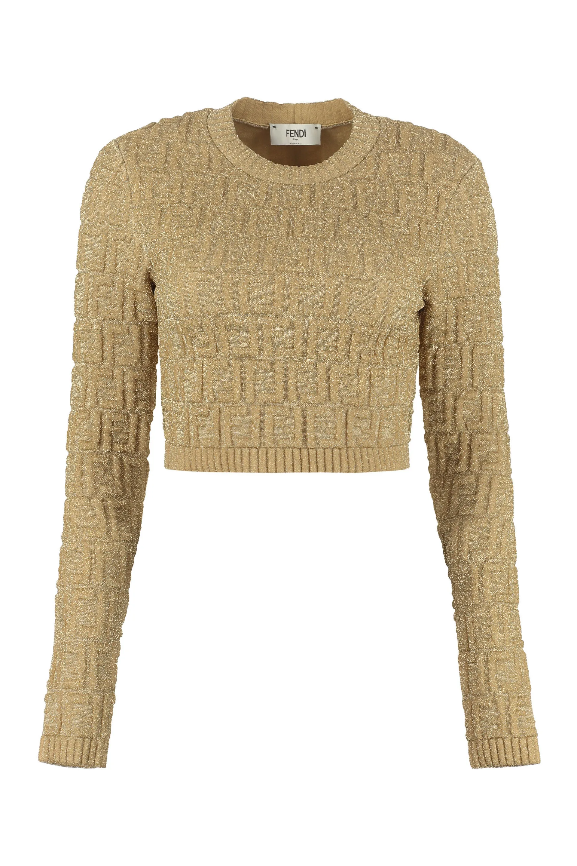 Knitted lurex top