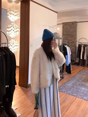 Lambswool Fur Coat