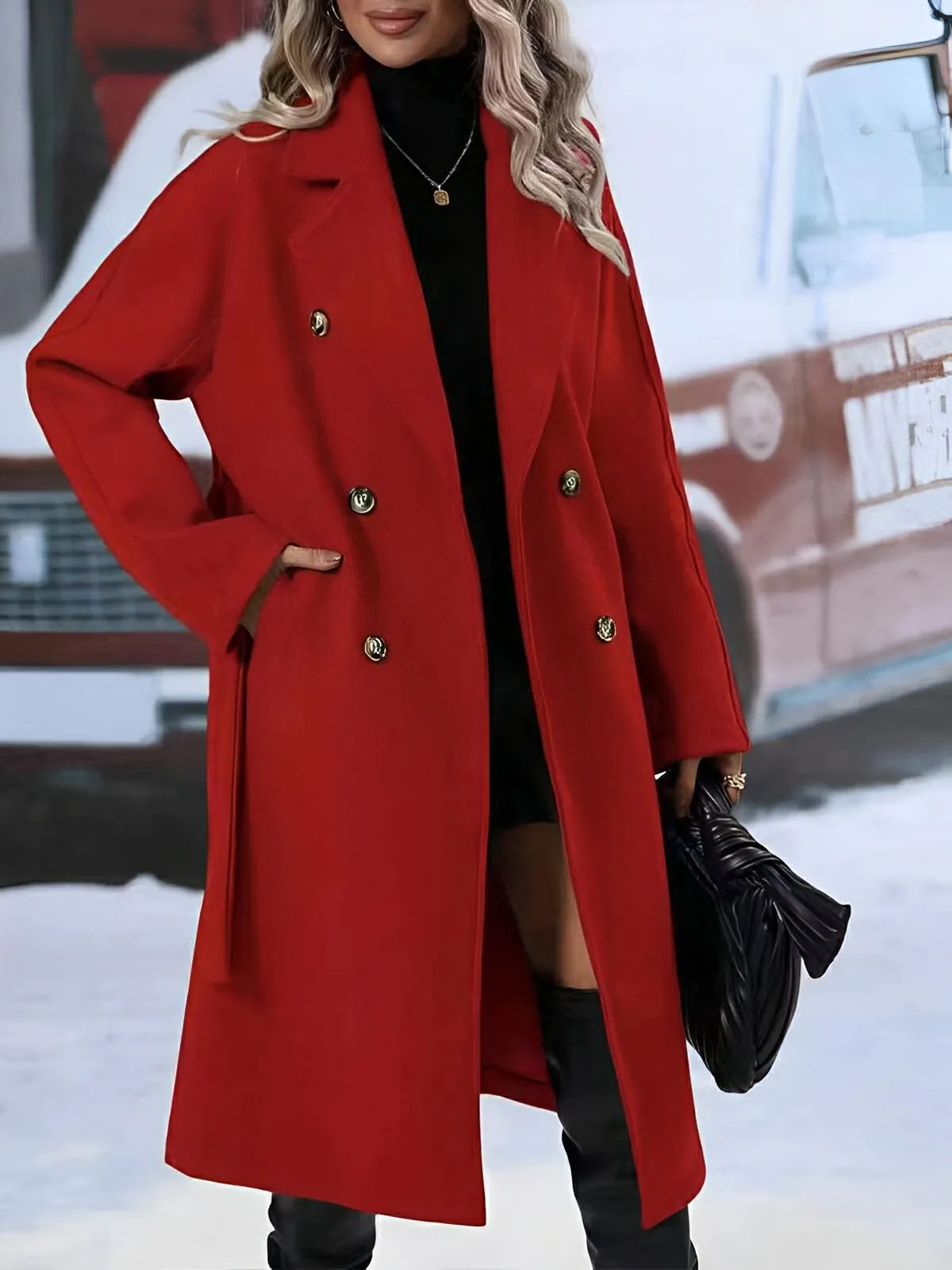Lapel Trench Coat