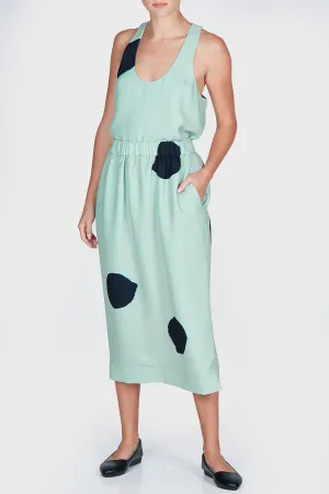 Large Polka Dot Sleeveless Tanktop