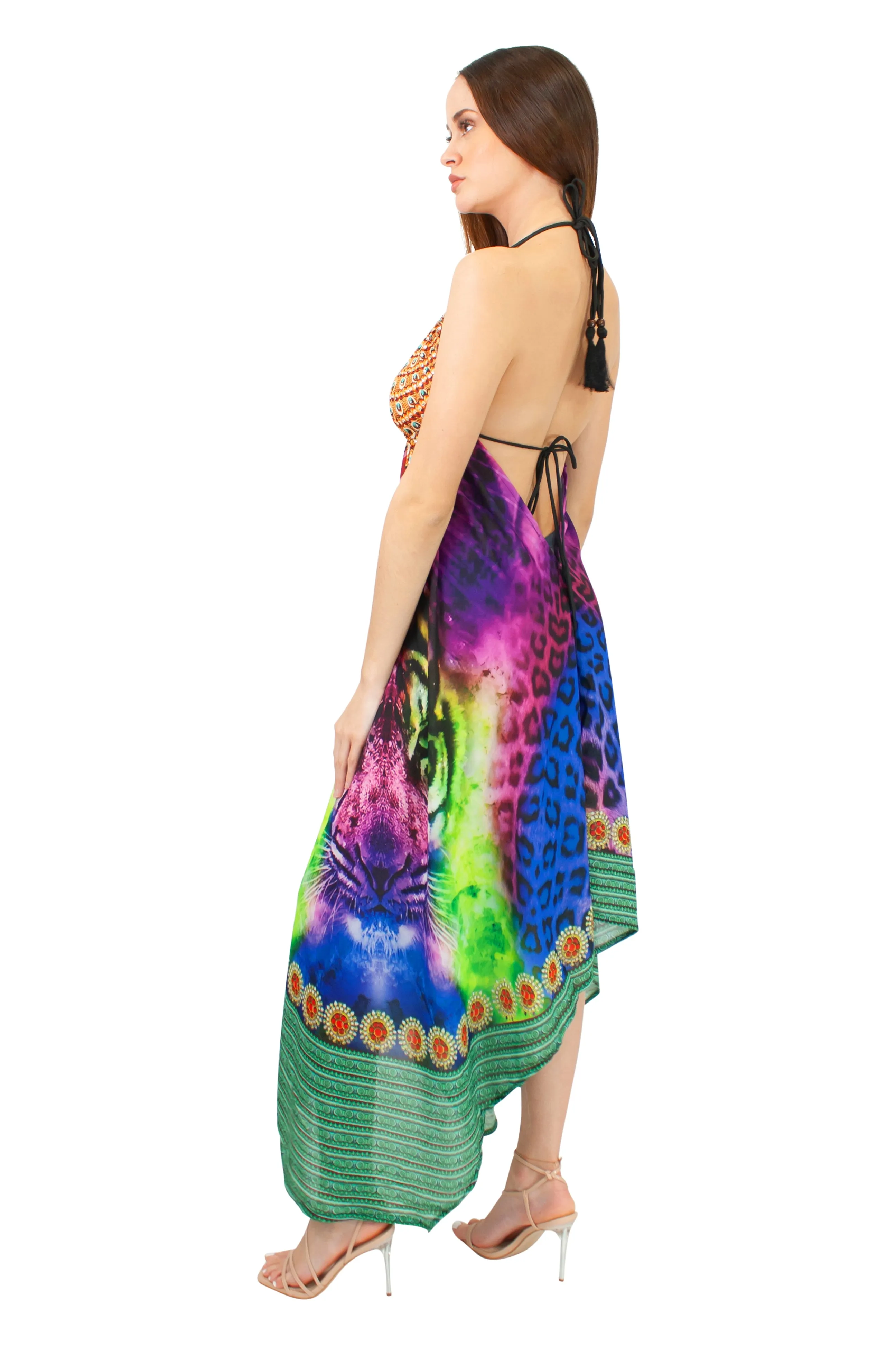 LD-104 Dress in White Mix