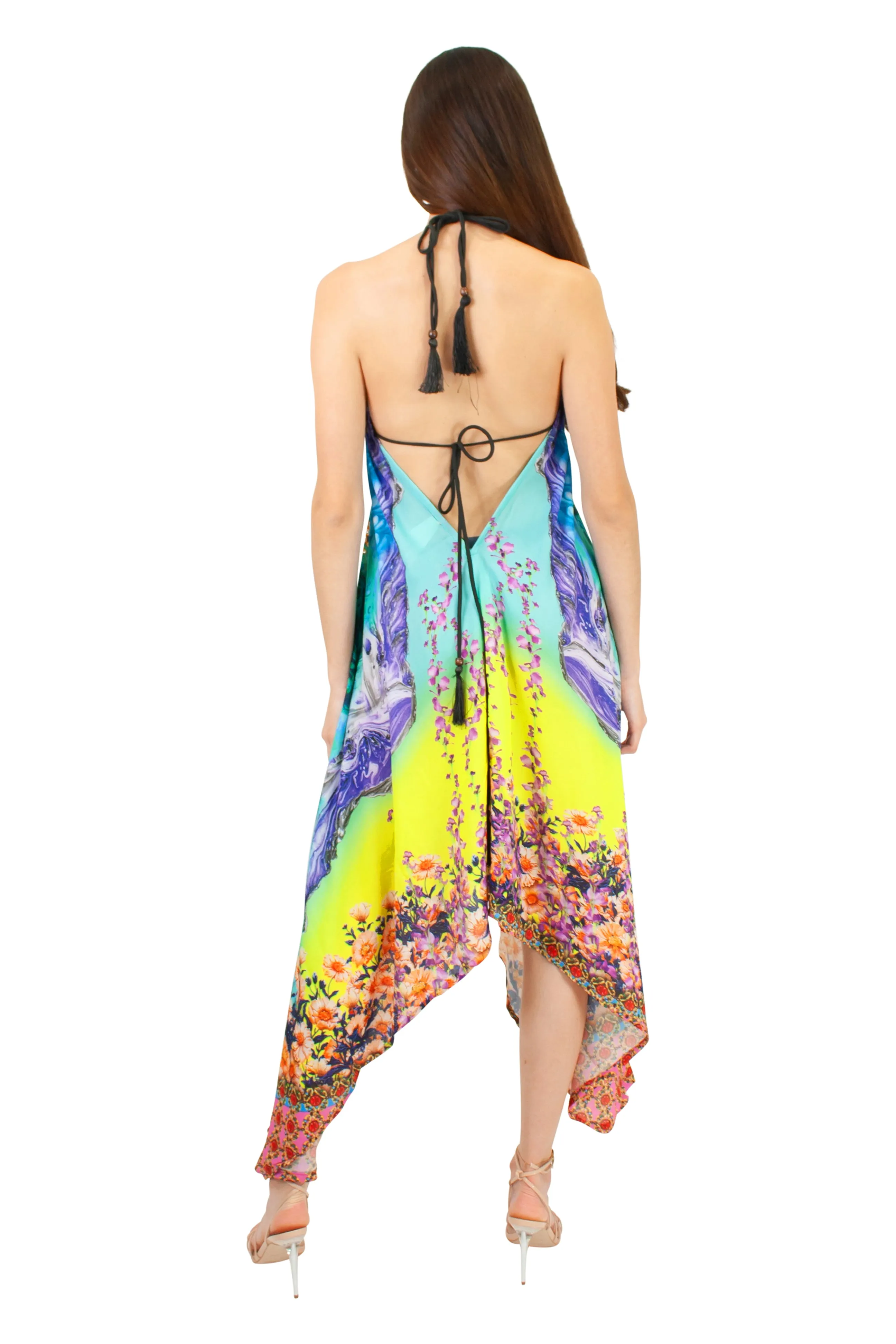 LD-104 Dress in White Mix