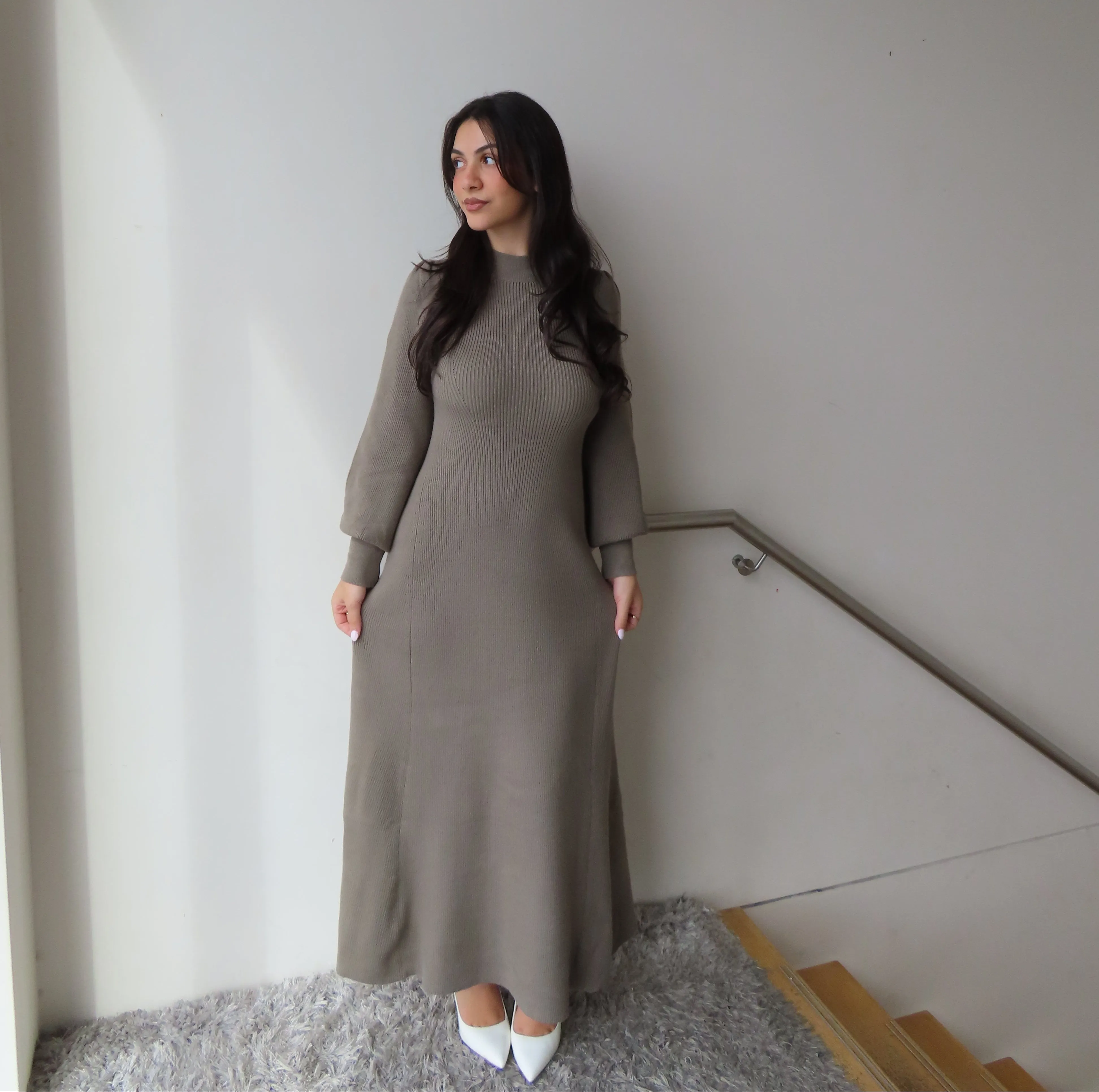 Lila Ribbed Dress