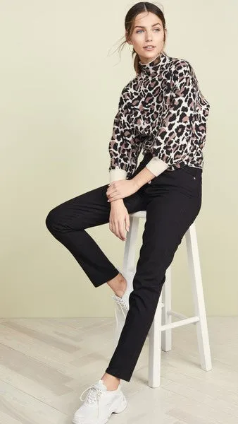 LINE DOT Animal Adler Print Sweater