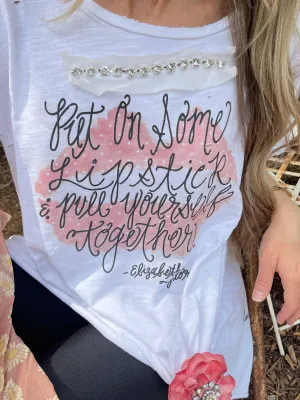Lipstick Tattered Rare Bird Shirt