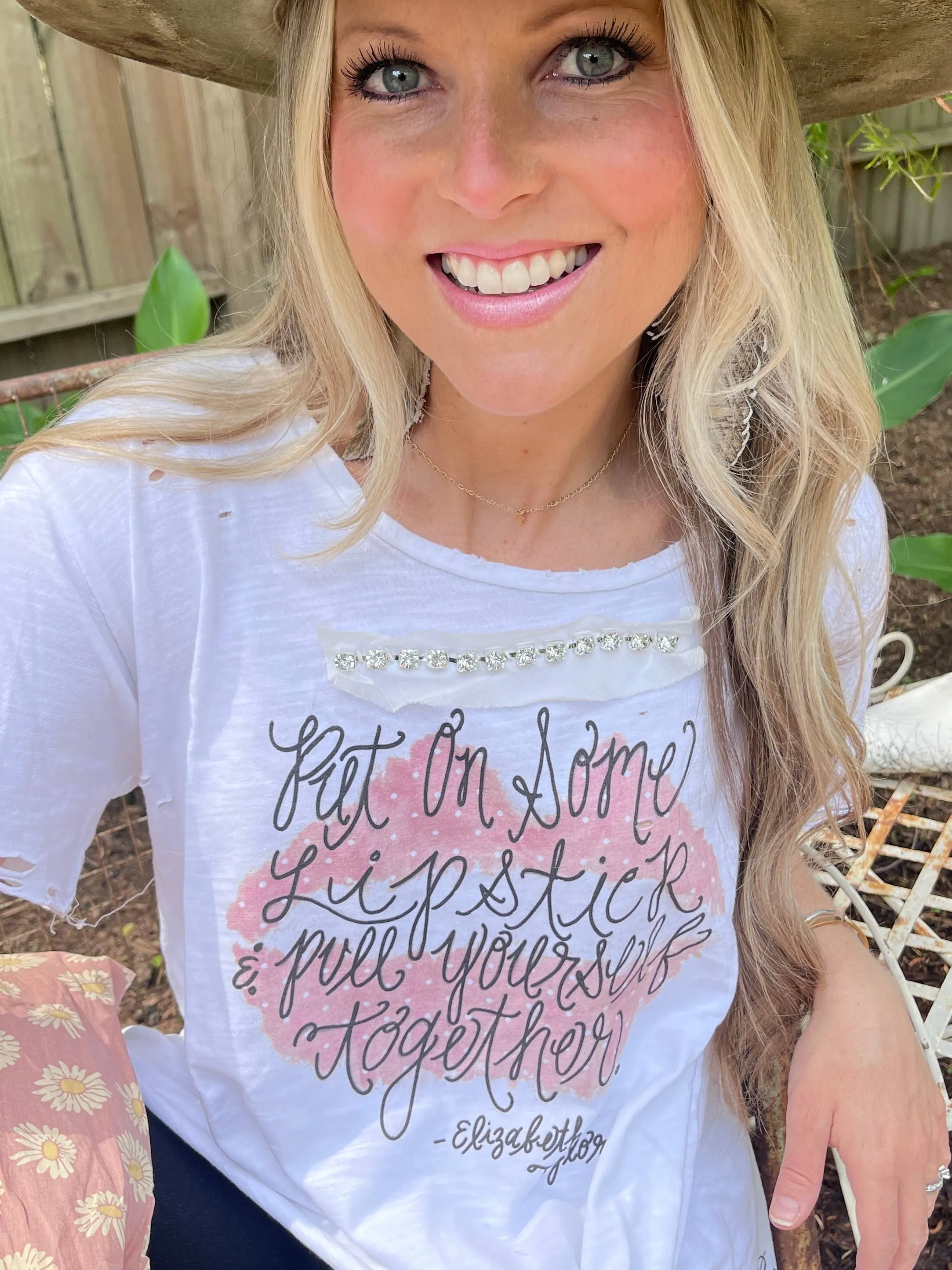 Lipstick Tattered Rare Bird Shirt