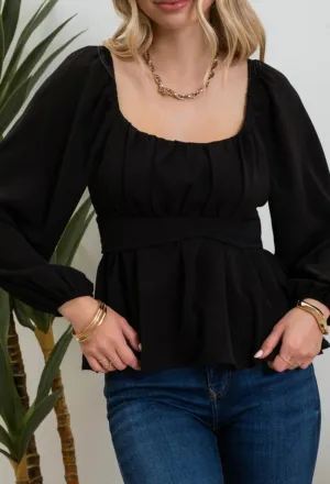 Little Black Blouse