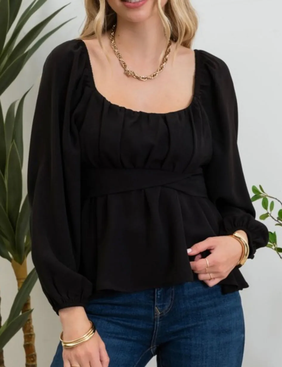 Little Black Blouse