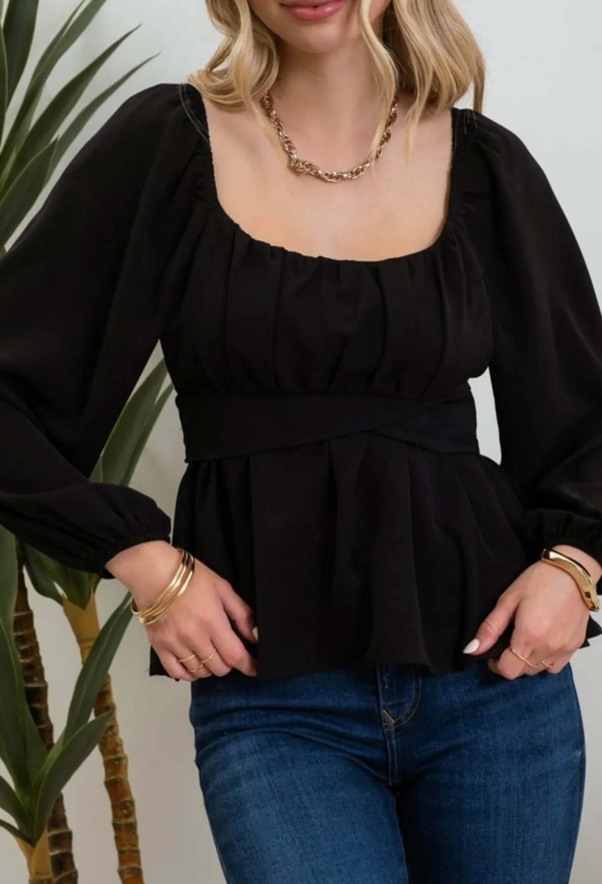 Little Black Blouse