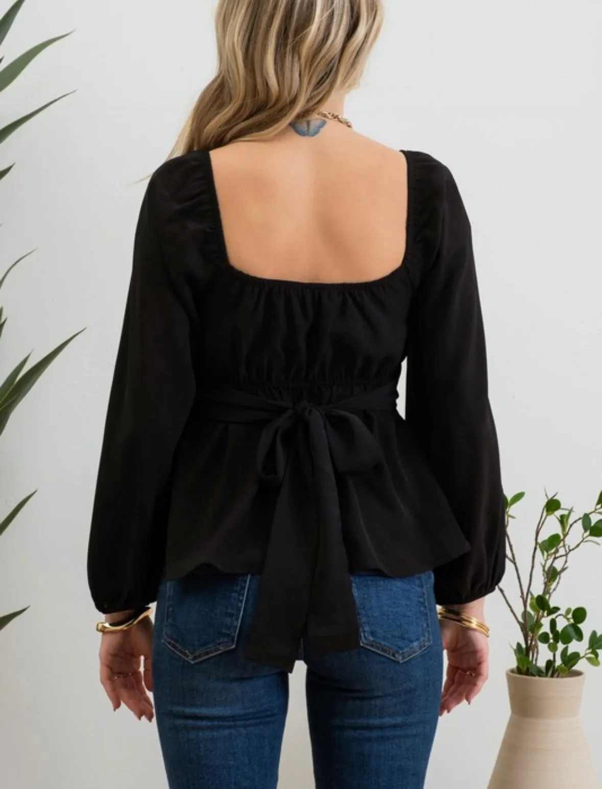 Little Black Blouse