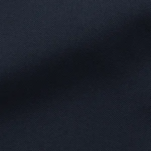 Loro Piana High Tenacity Stormsystem Fine Twill Dark Blue Wool