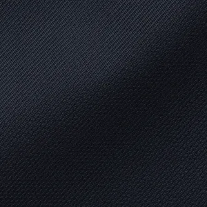 Loro Piana High Tenacity Stormsystem Stuctured Twill Dark Blue Wool