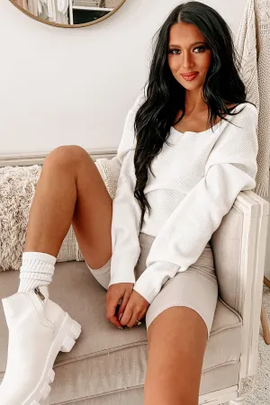 Lottie Cross-Back Sweater (Cream)