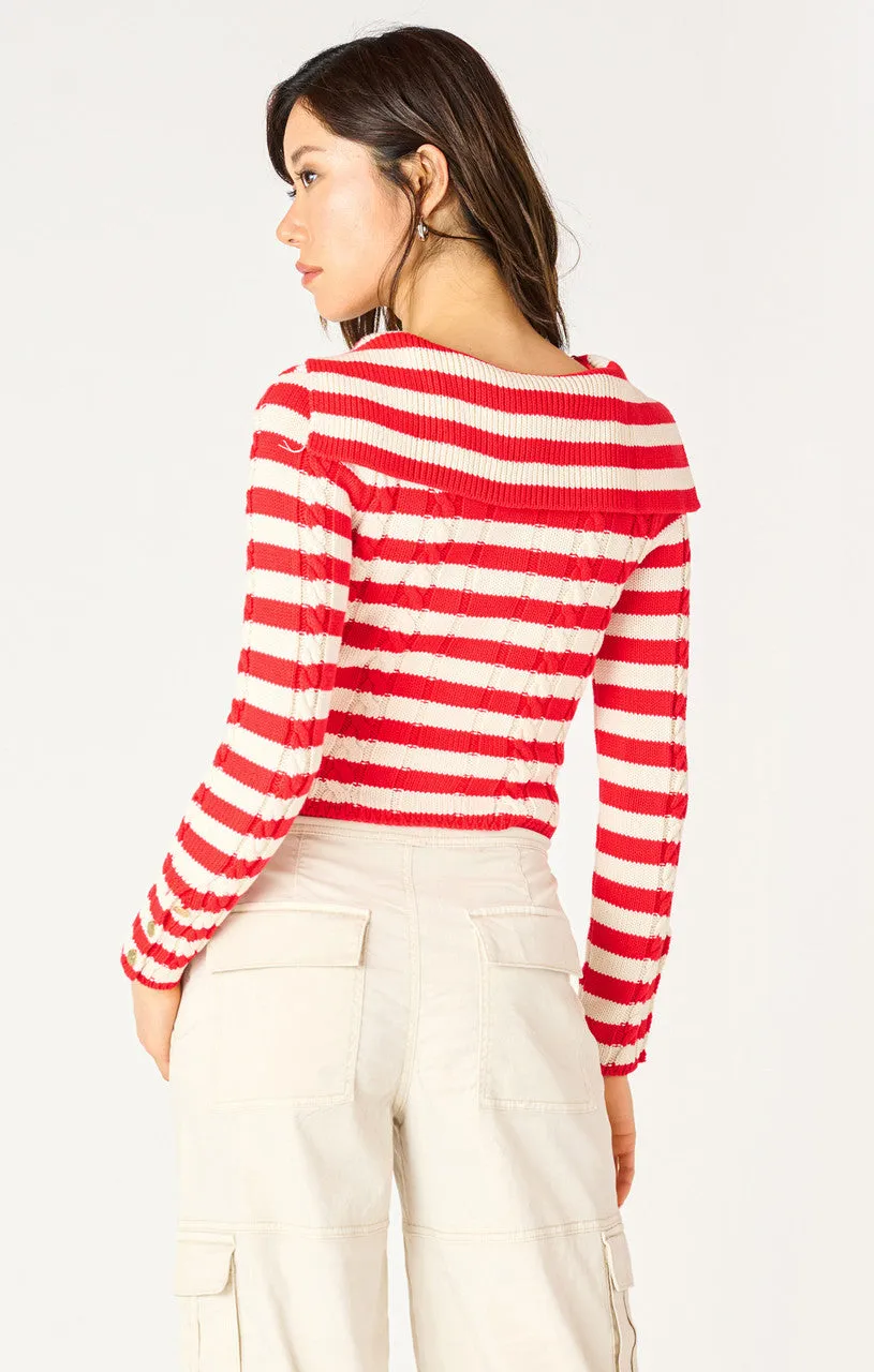 LS CABLE KNIT CARDIGAN