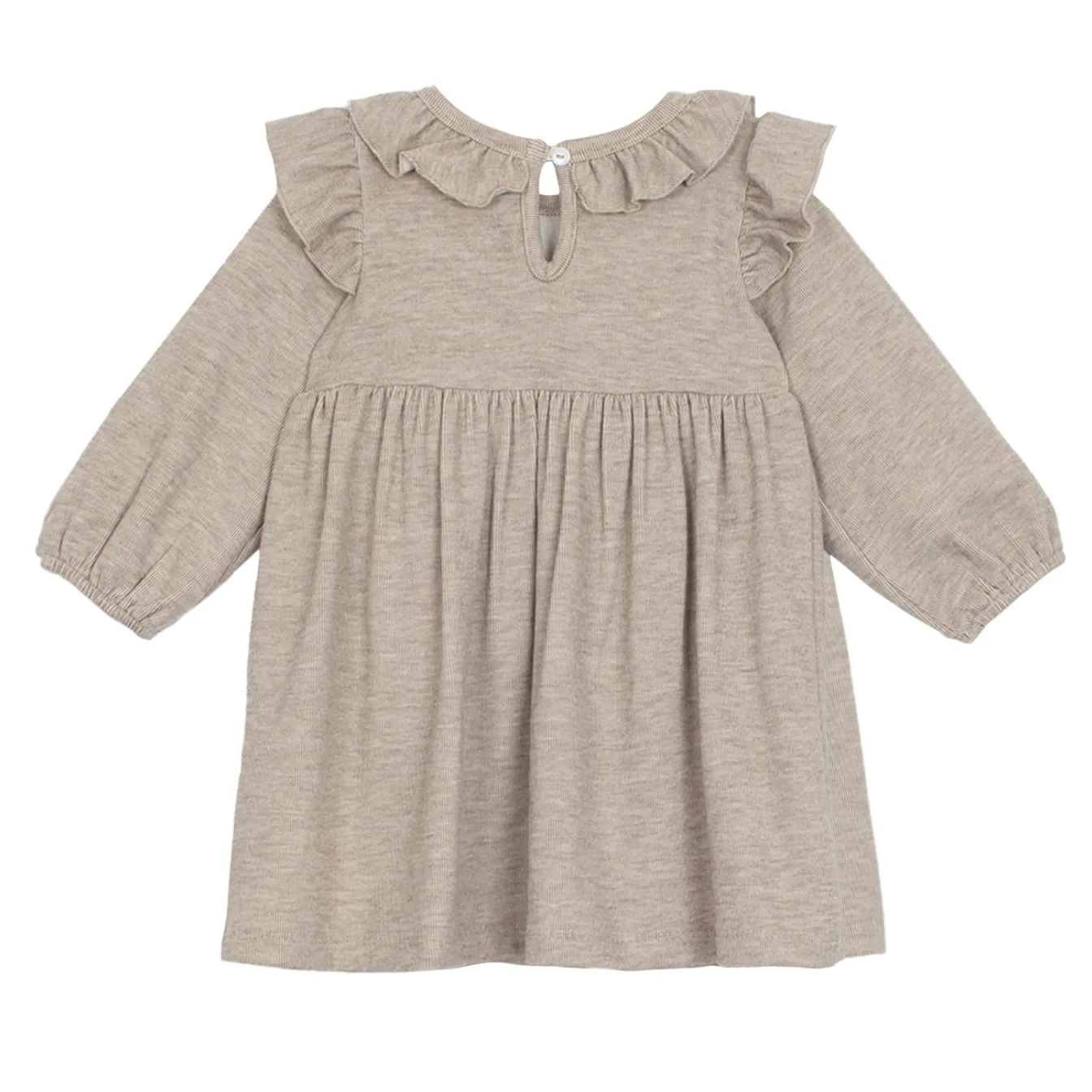 Mabel   Honey Cinnamon Oatmeal Knit Dress - Brown