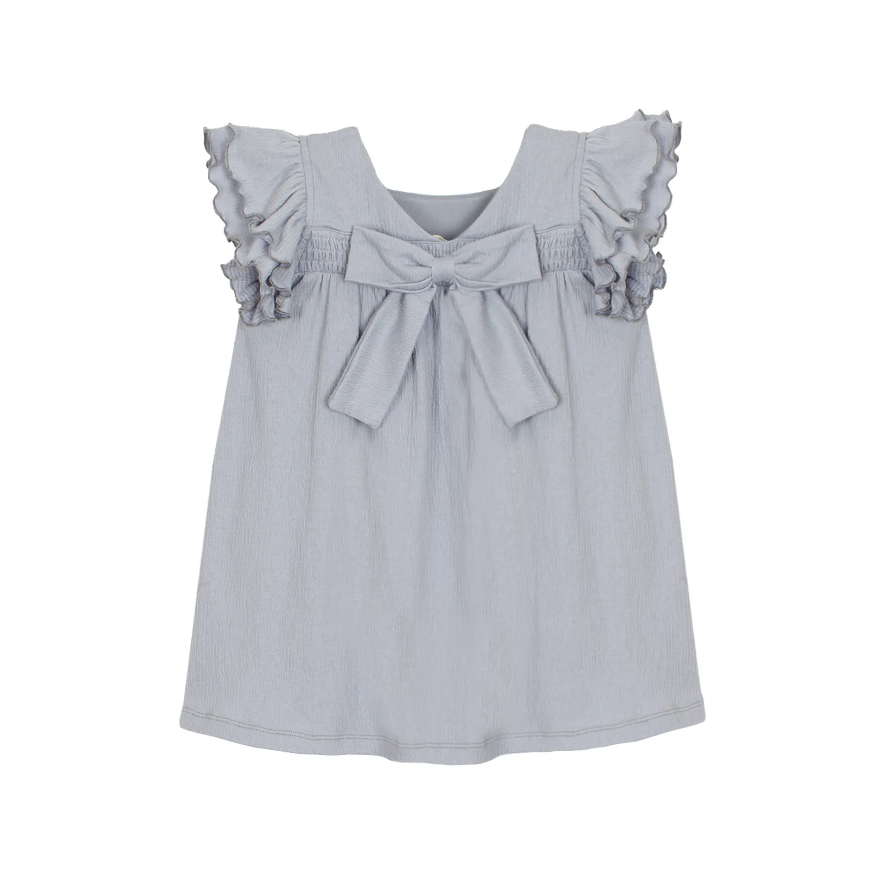 Mabel   Honey Earl Grey Textured Knit Dress